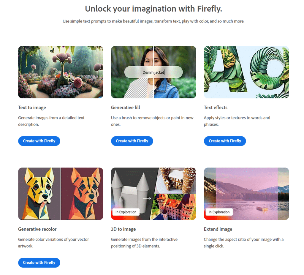 Adobe Firefly has a number of AI features that will likely be integrated into other Adobe products.  While in beta, Firefly does not allow commercial use.