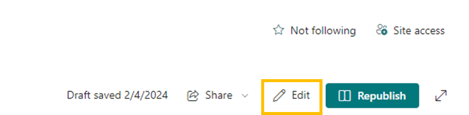 How to edit a sahrepoint site